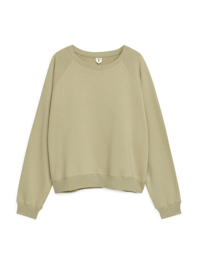 Soft French Terry Sweatshirt - Green