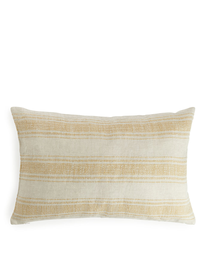 Linen Cushion Cover 40 x 60 cm - Yellow