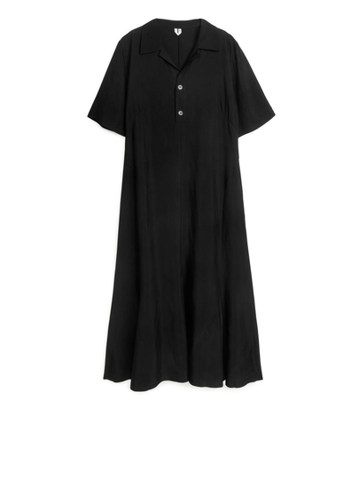 Shirt Dress - Black