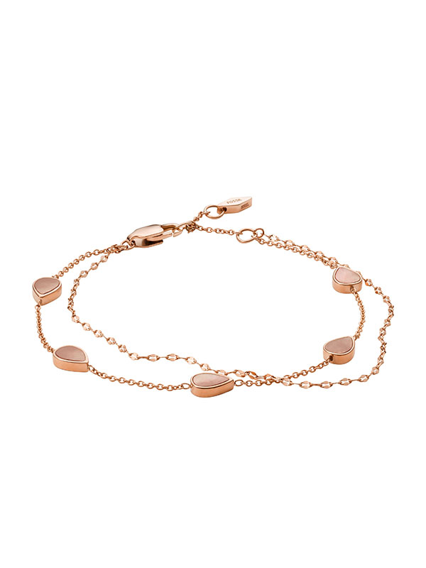 FOSSIL Armband Val - Rosé JF03813791