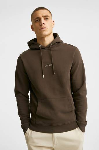 Les Deux Hoodie Lens Hoodie Brun
