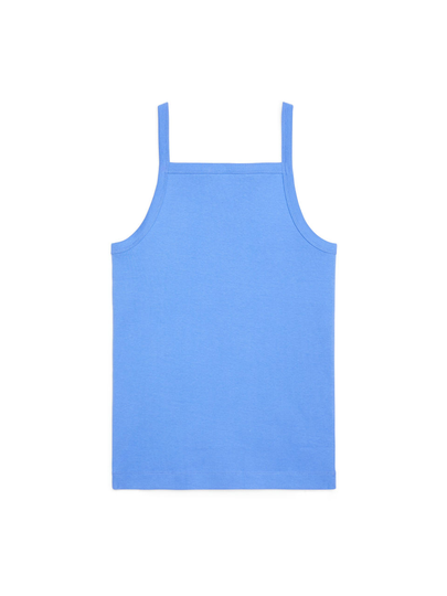 Rib Strap Top - Blue
