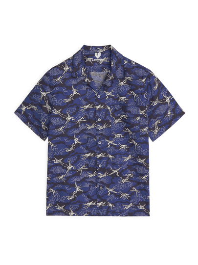Printed Resort Shirt - Blue