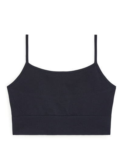 Seamless Yoga Bra - Blue