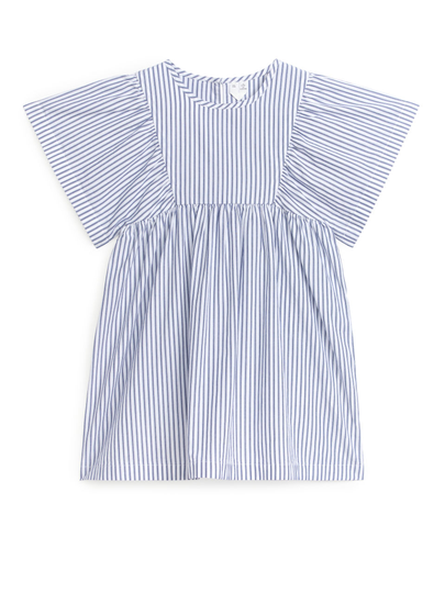 Cotton Poplin Dress - Blue