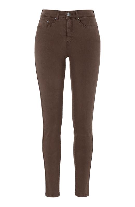 Cellbes Smal superstretch byxa Paris Brun