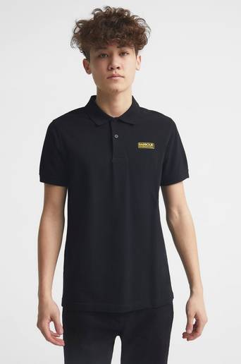Barbour Piké B.Intl Boys Essential Polo Svart
