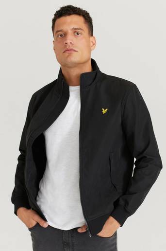 Lyle & Scott Jacka Fleece Lined Funnel Neck Jacket Svart
