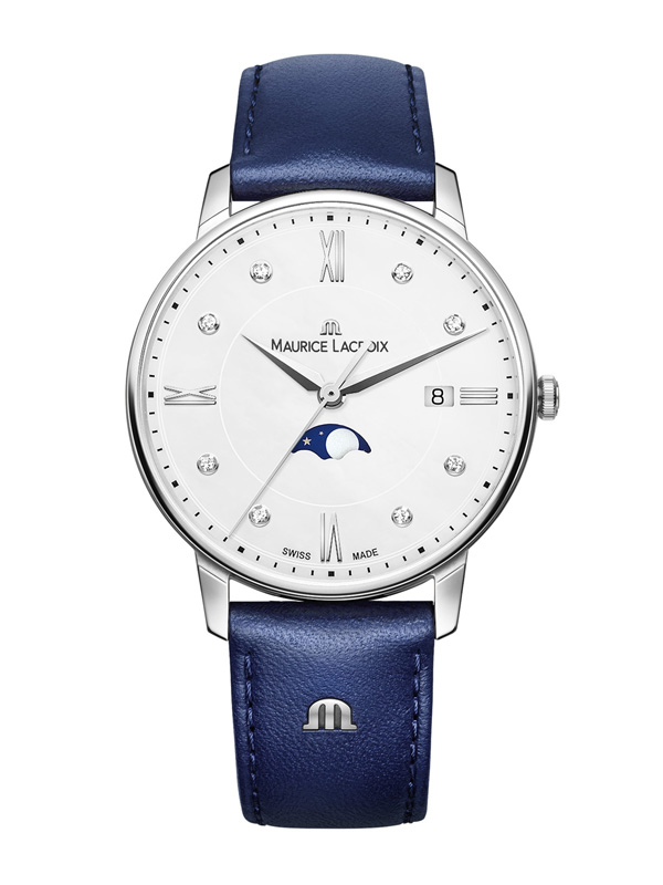 Maurice Lacroix Eliros Moonphase 35mm Safir 50m EL1096-SS001-150-1