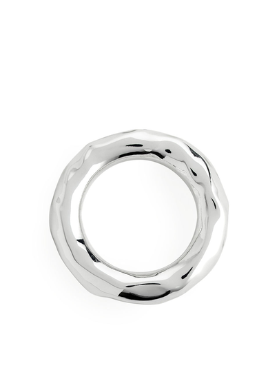 Chunky Textured Ring - Silver