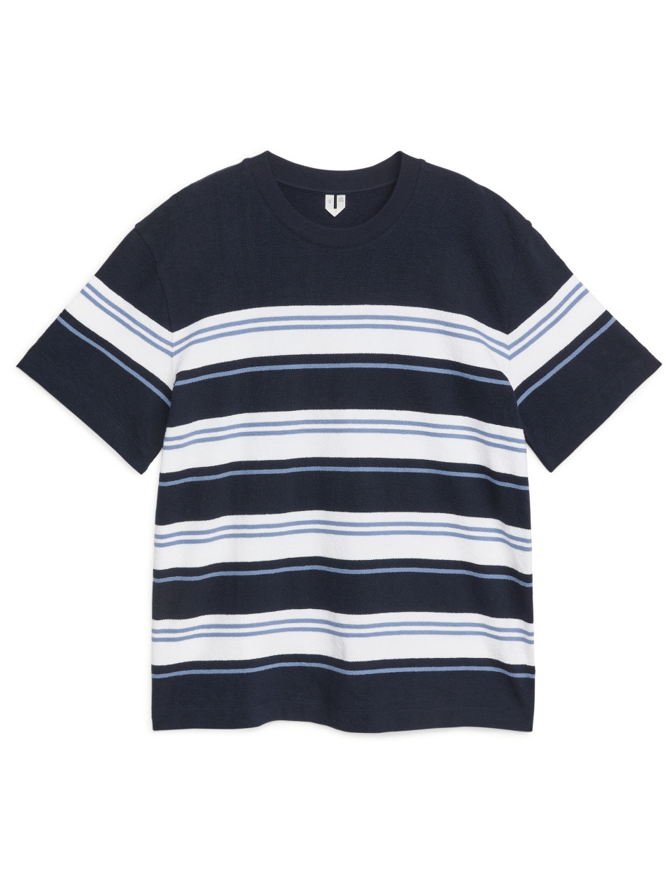 Oversized Bouclé T-Shirt - Blue