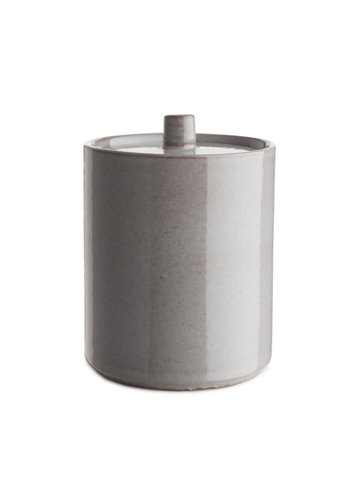 Terracotta Canister 13 cm - Grey