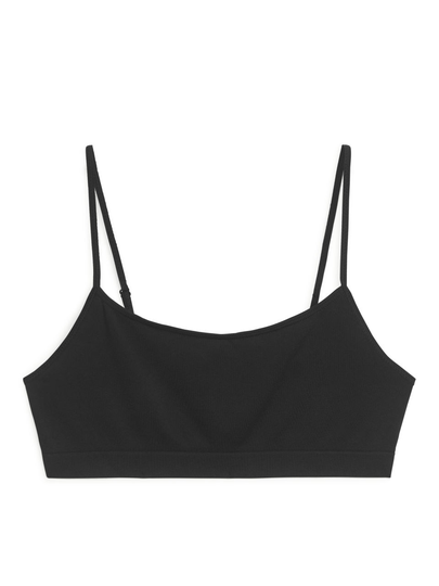 Soft Seamless Top - Black
