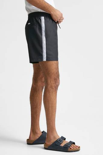 Calvin Klein Badshorts Medium Drawstring-Nos Svart