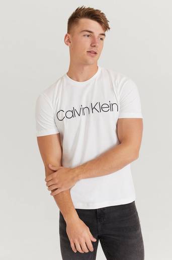 Calvin Klein T-Shirt Cotton Front Logo T-shirt Vit