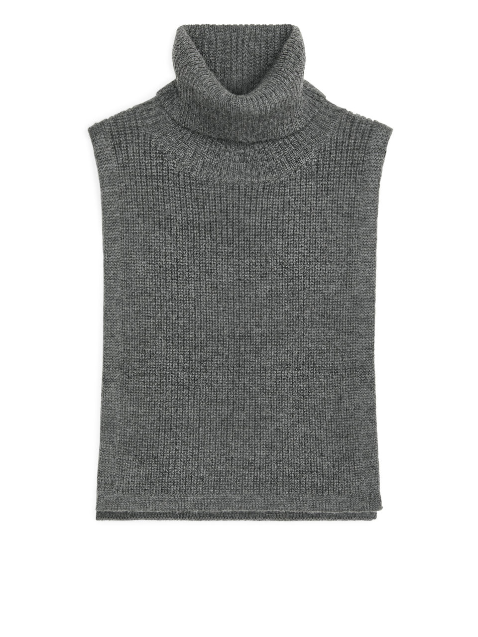 Alpaca Bib Neck - Grey
