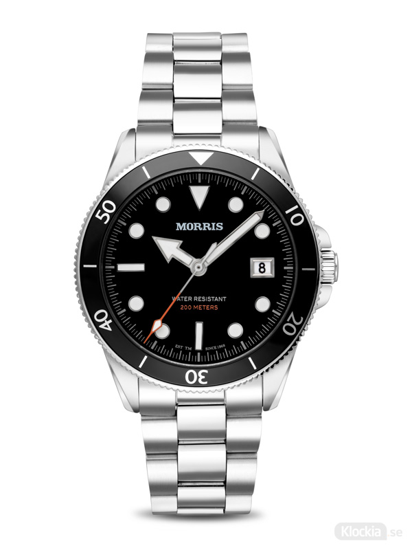 Herrklocka MORRIS St.Ives Diver Black M1440