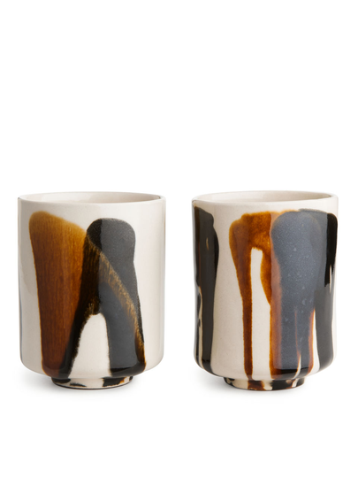 Terracotta Cups - Red