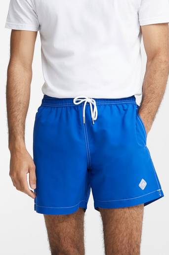 J.Lindeberg Badshorts Banks Solid Swim Trunks Blå