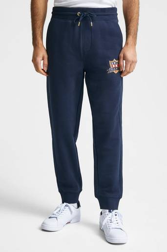 Gant Mjukisbyxor D1. Gant Banner Shield Pants Blå