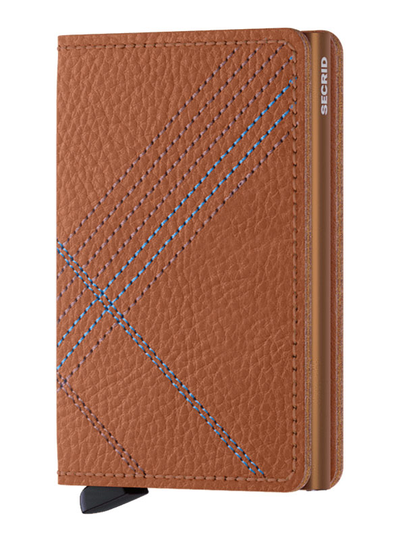 SECRID Slimwallet Stitch Linea Caramello