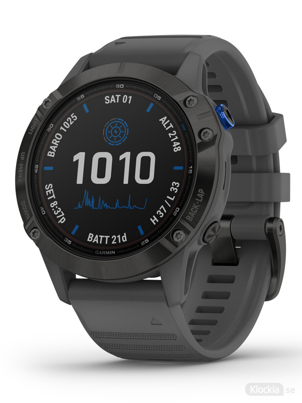 GARMIN fenix 6 Pro Solar 010-02410-11 Träningsklocka