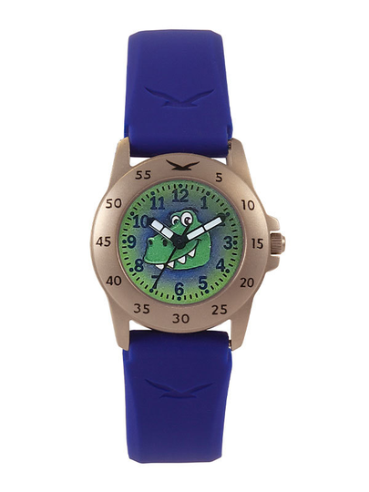 GUL Micro Crocodino Silicone Blue 4178080 - Barnklocka