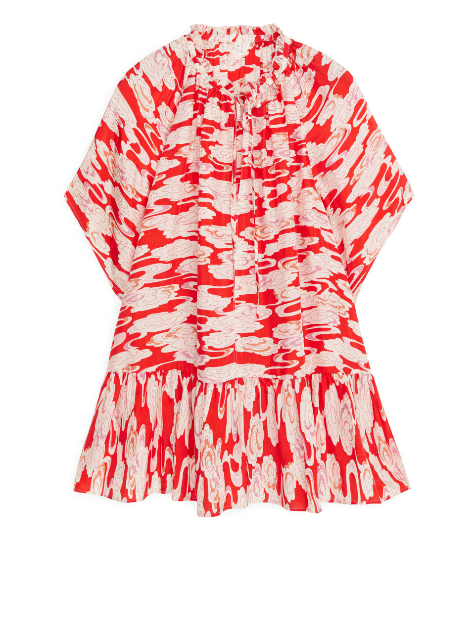 Ruffled Blouse - Red