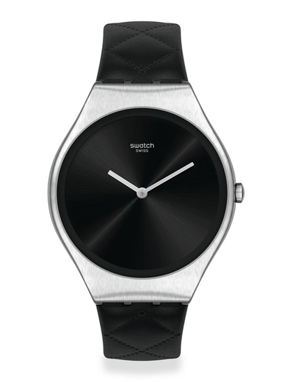 SWATCH Black Quilted SYXS136 - Damklocka