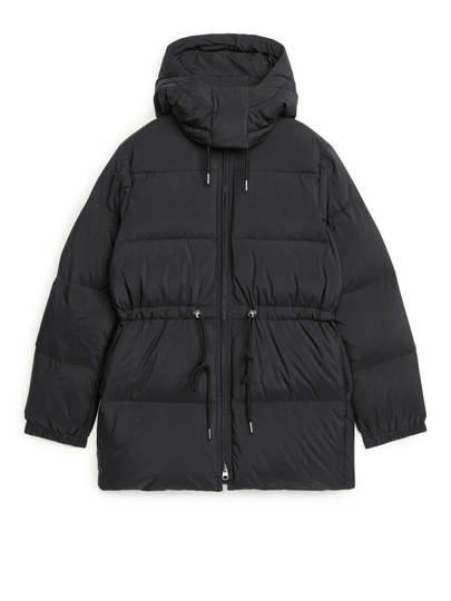 2021 Waisted Down Jacket - Black