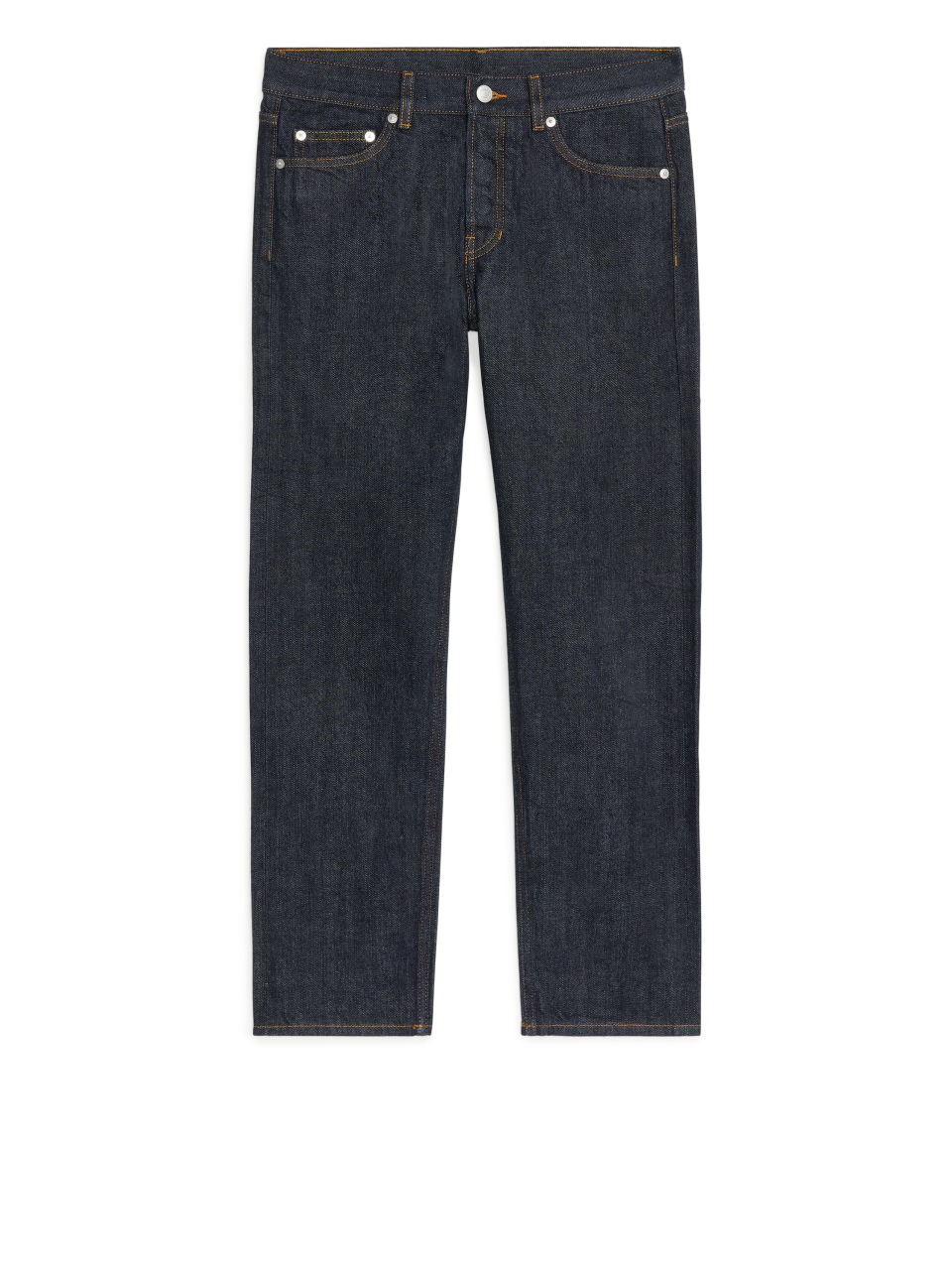 REGULAR Cropped Selvedge Jeans - Blue