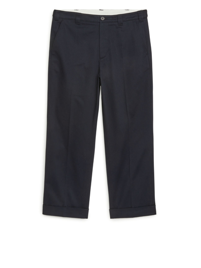 Heavy Weight Twill Trousers - Blue