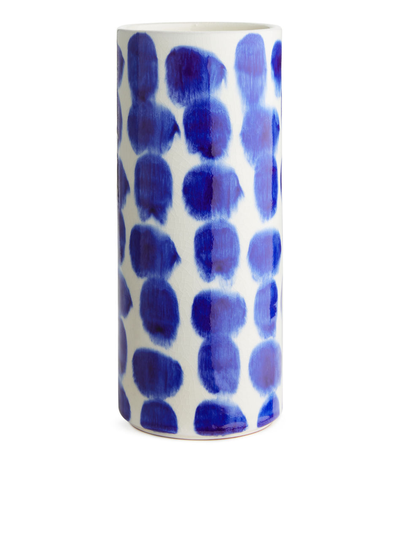 Cylinder Vase 23 cm - Blue