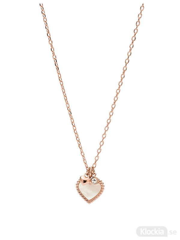 FOSSIL Halsband Vintage Motifs - Rosé JF03694791 - Damsmycke