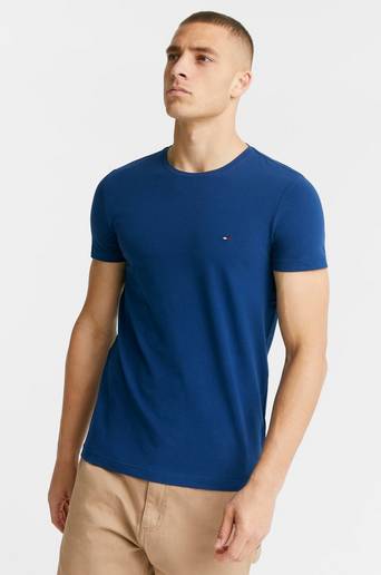 Tommy Hilfiger T-Shirt Stretch Slim Fit Tee Blå