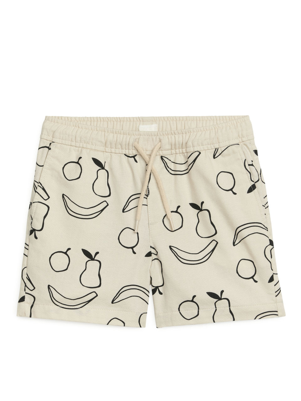 Drawstring Shorts - Beige