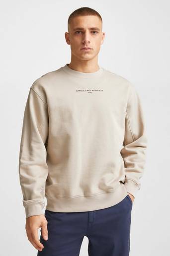 Studio Total Sweatshirt Appelez Crew Beige