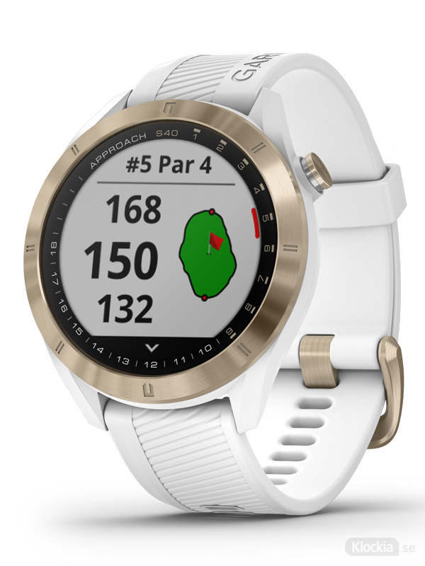 Golfklocka Garmin Approach® S40 - Vit 010-02140-02