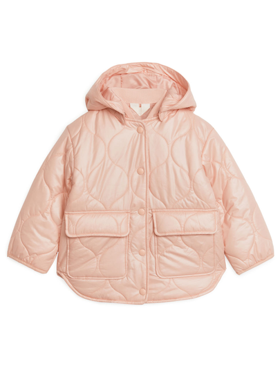 Quilted Jacket - Orange