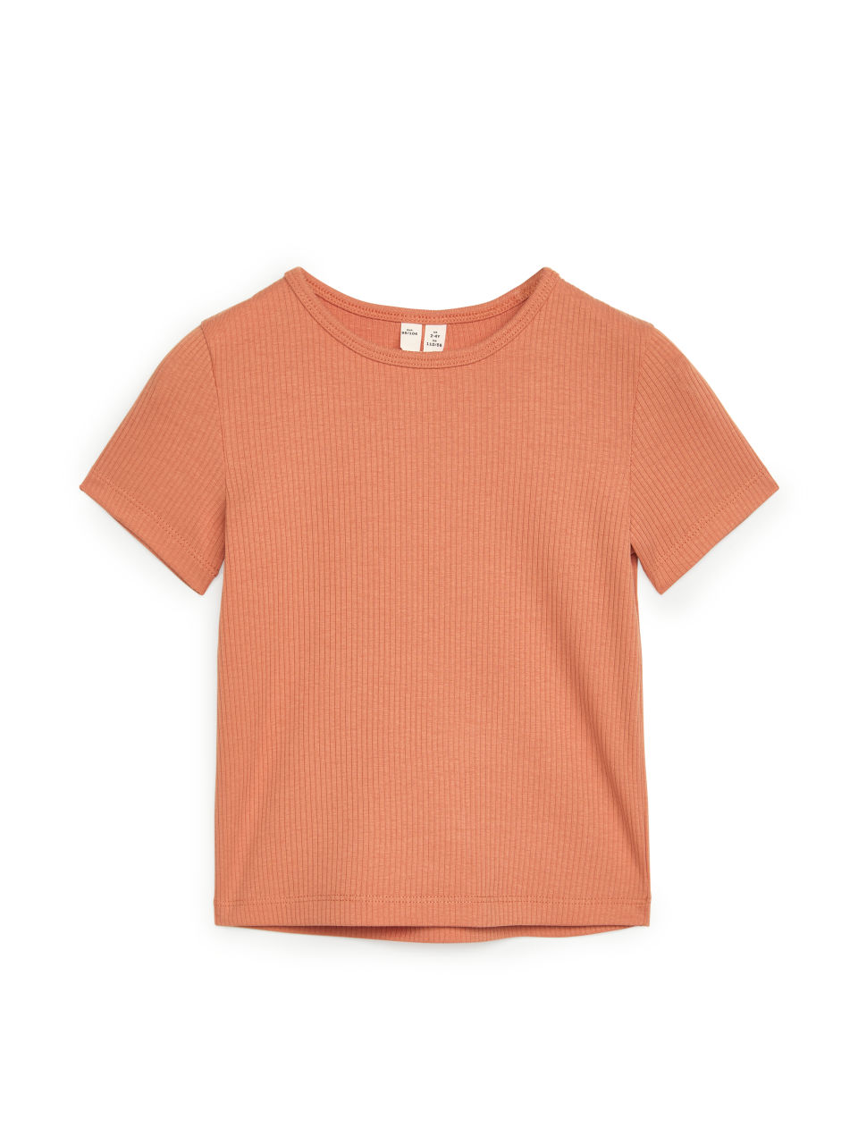 Cotton Lyocell Rib Top - Orange