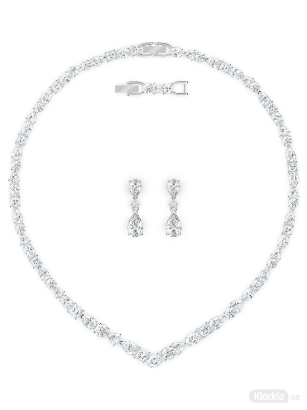 Swarovski Halsband & Örhängen Tennis Delux V Mixed Set 5575495
