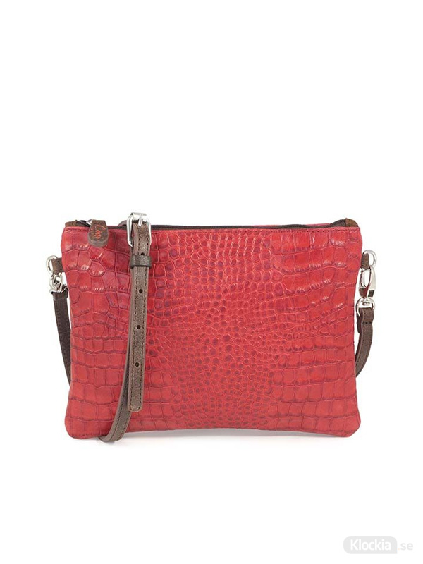 Väska C.Oui Croco Clutch Toscane 28 - Red TOS28RO