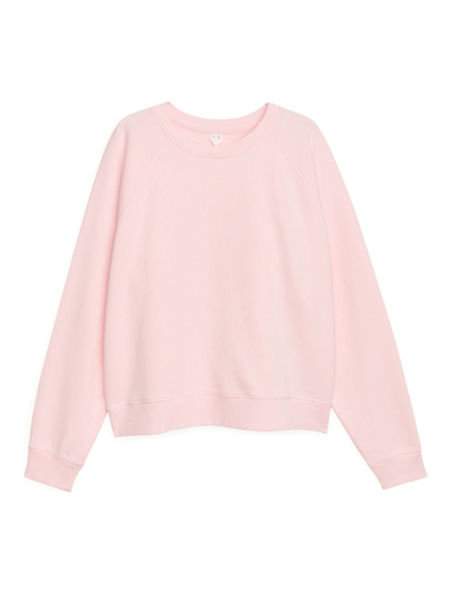 Soft French Terry Sweatshirt - Pink