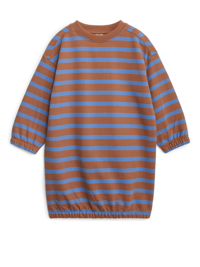 Sweatshirt Dress - Blue
