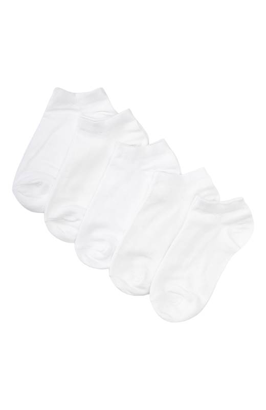 Cellbes Ankelsocka 5-Pack Vit