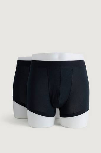 Bread & Boxers 2-Pack Boxer Brief Modal Svart