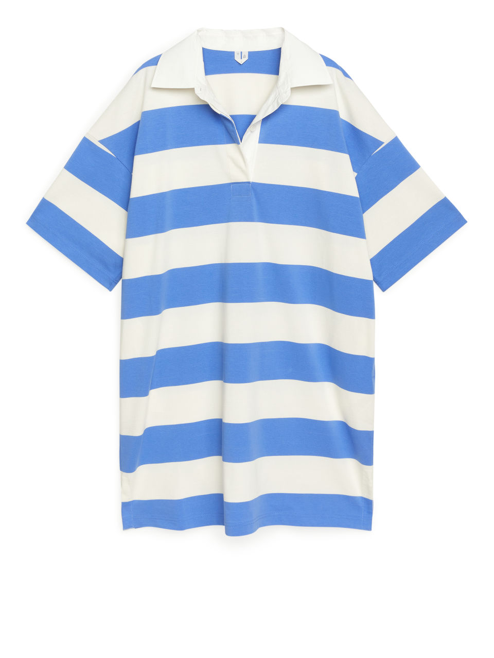 Oversized Rugby Dress - Blue