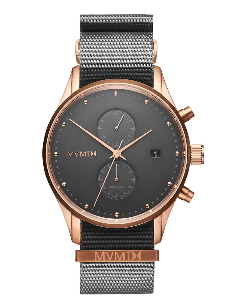 MVMT Voyager Graphite 42mm D-MV01-RGGR2