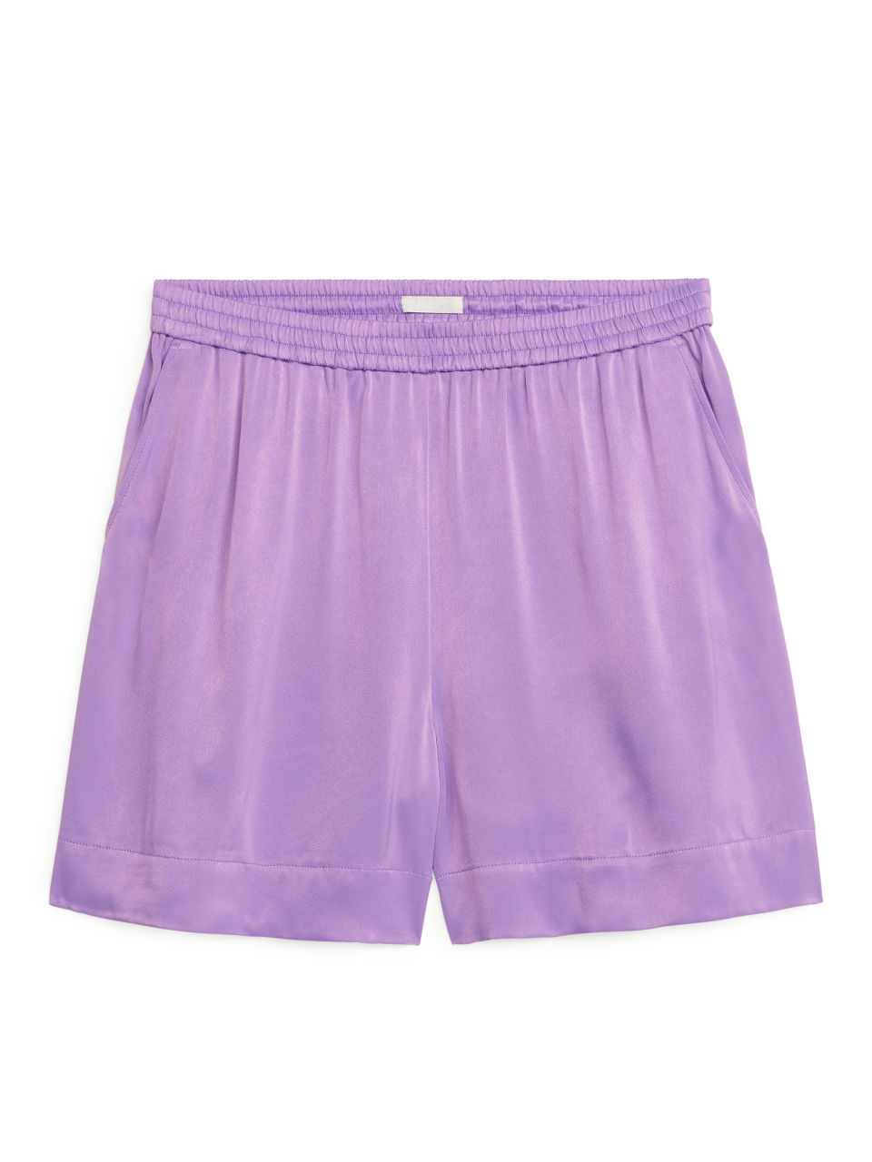 Satin Shorts - Purple