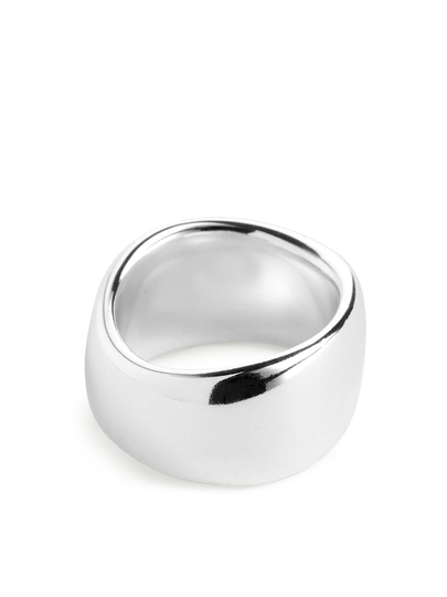 Chunky Silver-Plated Ring - Silver